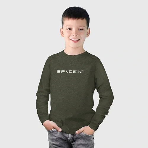 Детские футболки с рукавом SpaceX