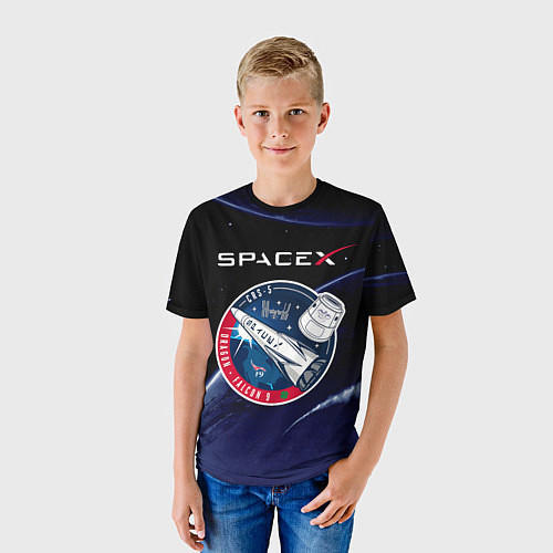 Детские 3D-футболки SpaceX