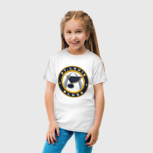 Детские хлопковые футболки Сент-Луис Блюз