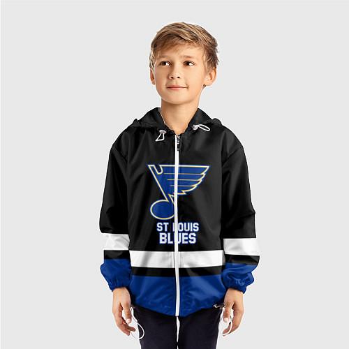 Ветровки с капюшоном Сент-Луис Блюз