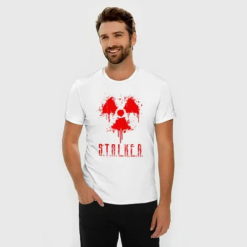Мужские приталенные футболки STALKER