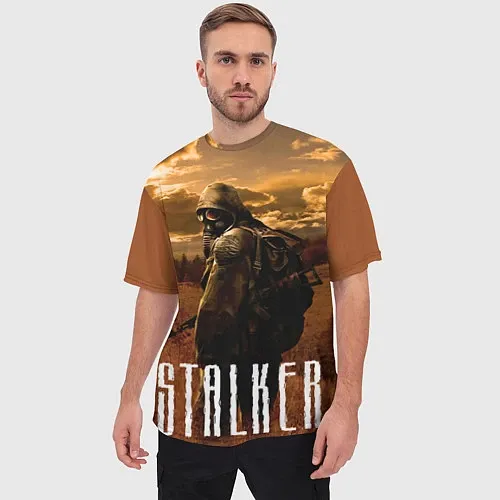 Мужские футболки оверсайз STALKER