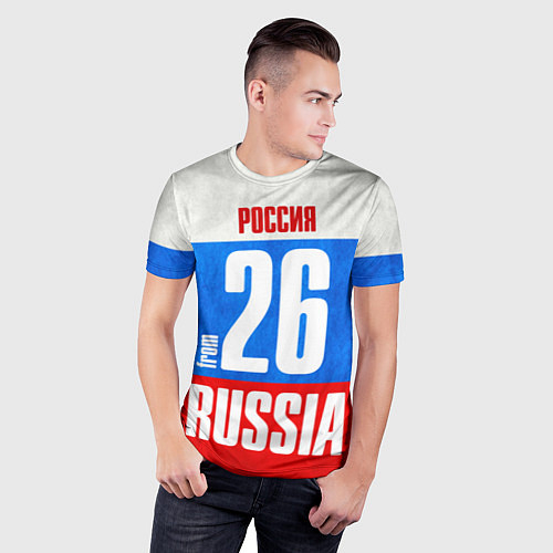 Мужские 3D-футболки Ставропольского края