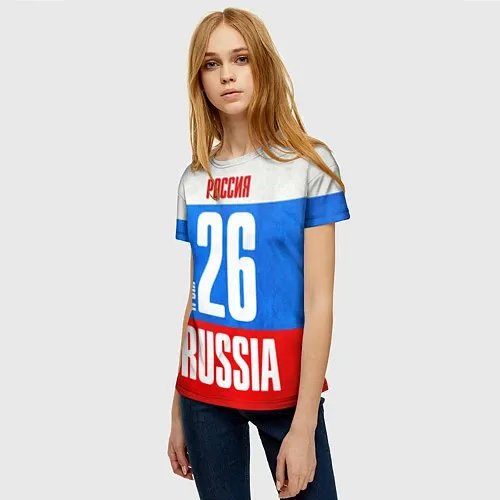 Женские 3D-футболки Ставропольского края