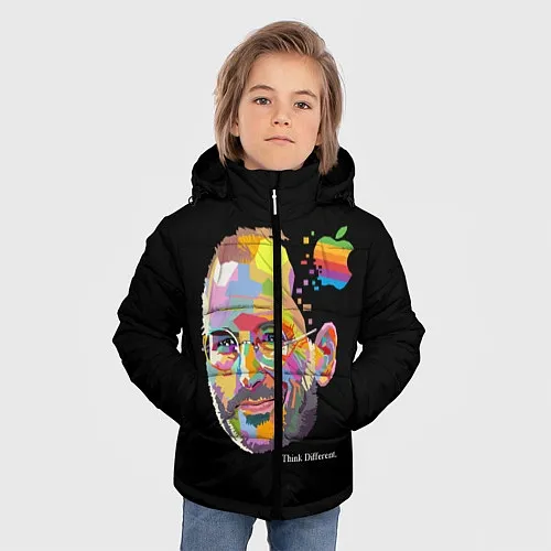 Детские зимние куртки Стив Джобс