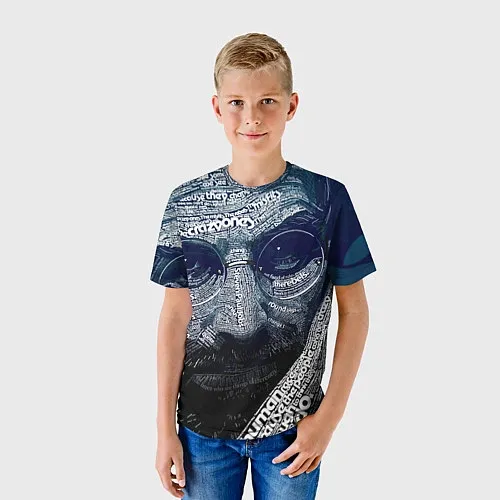 Детские 3D-футболки Стив Джобс