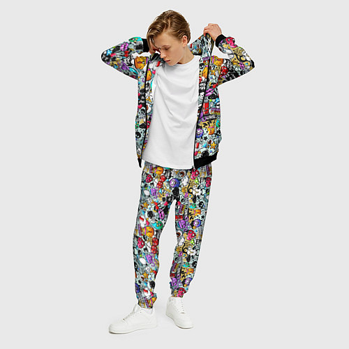 Мужские костюмы со стикерами