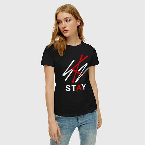 Женские хлопковые футболки Stray Kids