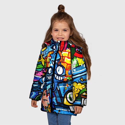 Детские куртки с капюшоном стрит-арт