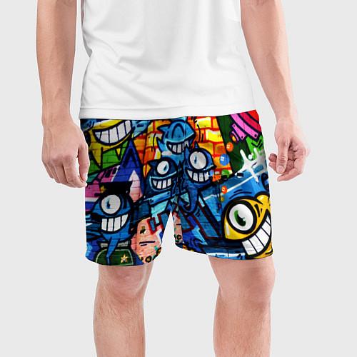 Мужские шорты стрит-арт