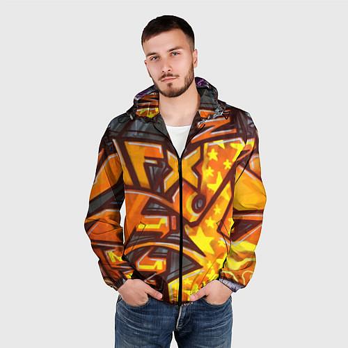 Мужские ветровки стрит-арт