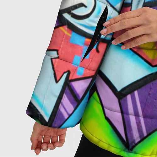 Женские куртки с капюшоном стрит-арт