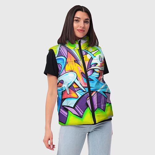 Женские жилетки стрит-арт
