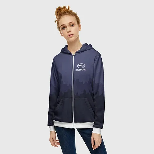 Blue cheap subaru hoodie