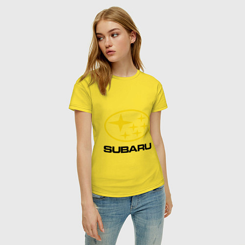 Женские футболки Субару