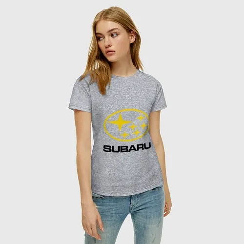 Женские футболки Субару