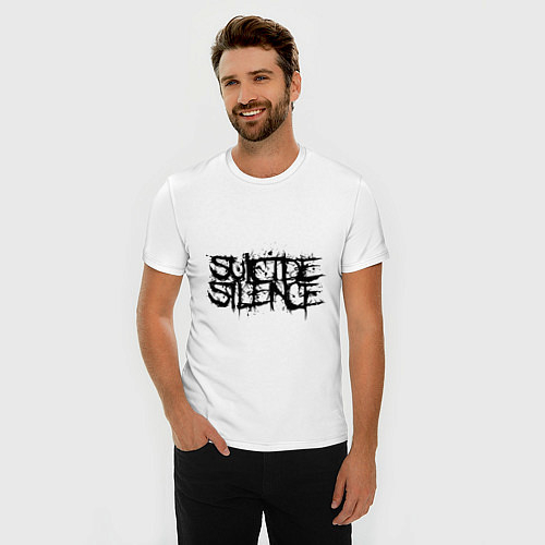 Мужские приталенные футболки Suicide Silence