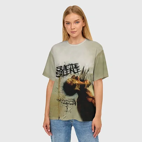 Женские 3D-футболки Suicide Silence