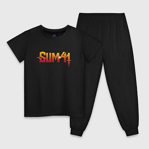 Детские пижамы Sum 41