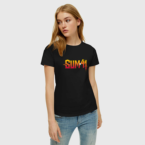 Женские хлопковые футболки Sum 41