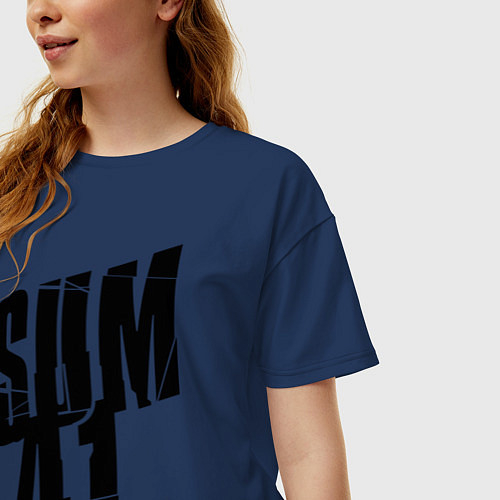 Женские футболки оверсайз Sum 41