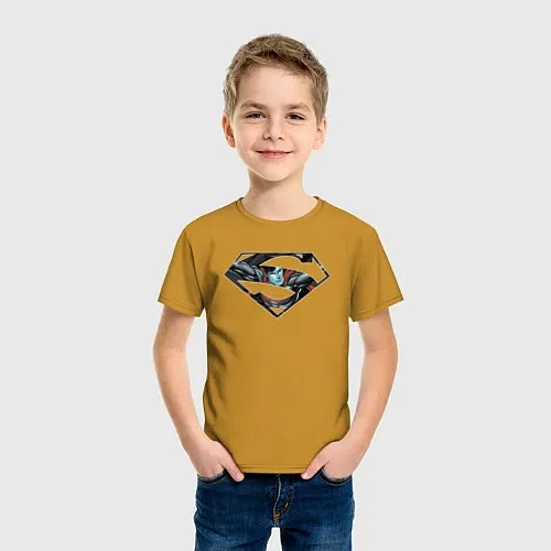 Детские хлопковые футболки Супермен