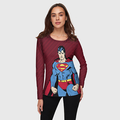 Женские лонгсливы Супермен
