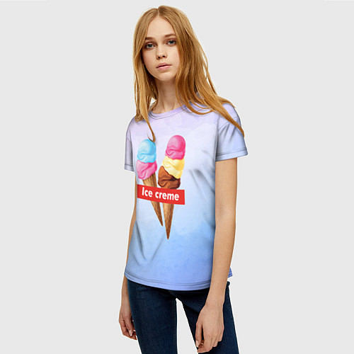 Женские 3D-футболки Supreme