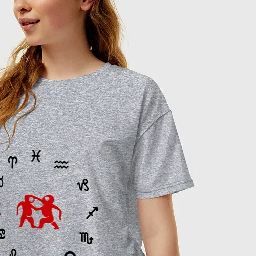 Женские футболки оверсайз с символикой