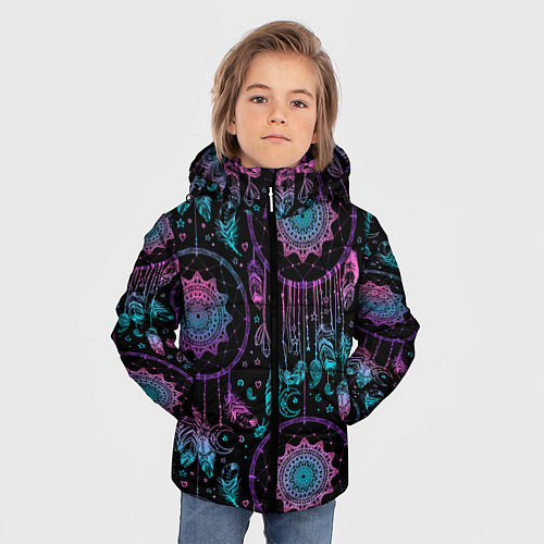 Детские зимние куртки с символами