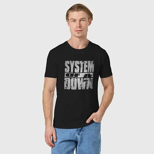 Мужские хлопковые футболки System of a Down