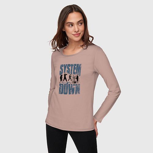 Женские футболки с рукавом System of a Down