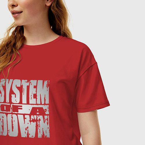 Женские футболки оверсайз System of a Down