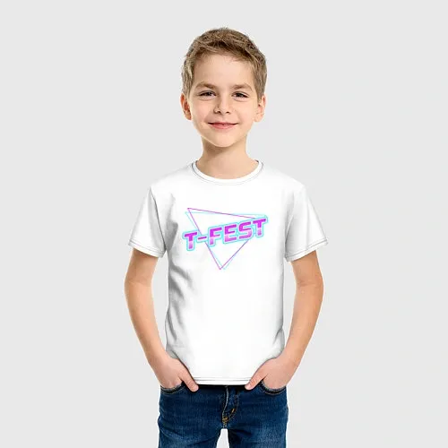Детские хлопковые футболки T-Fest