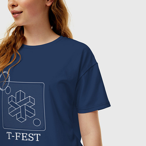 Женские хлопковые футболки T-Fest