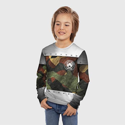 Детские футболки с рукавом танковых войск