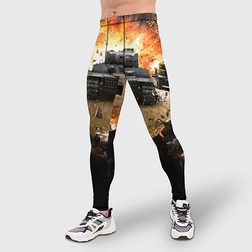 Мужские тайтсы-леггинсы танковых войск