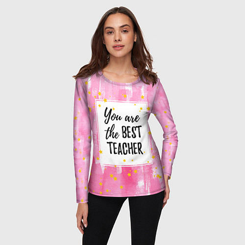 Женские футболки с рукавом для учителя