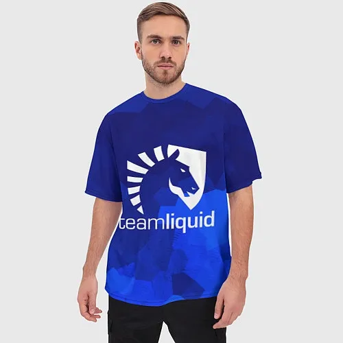 Мужские футболки оверсайз Team Liquid