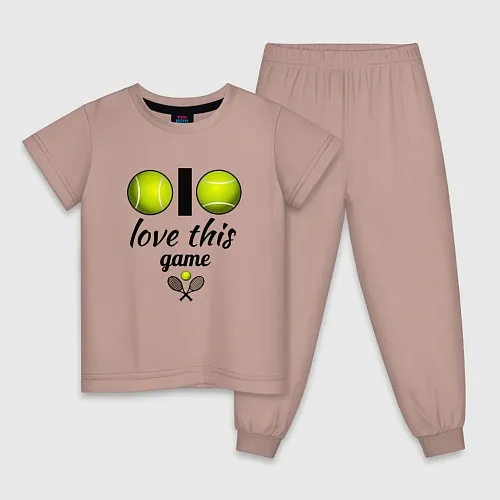 Детские пижамы для тенниса