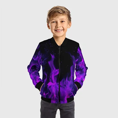 Детские куртки-бомберы с текстурами