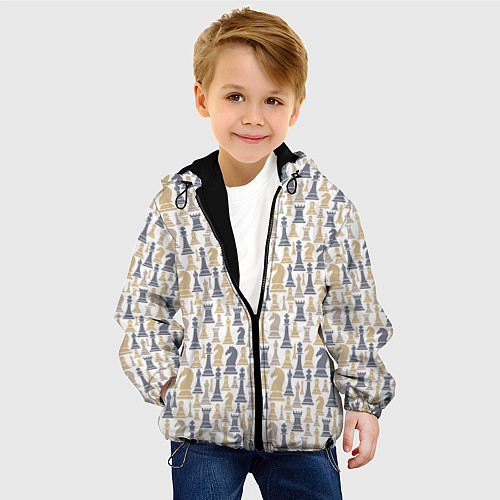 Детские куртки с капюшоном с текстурами