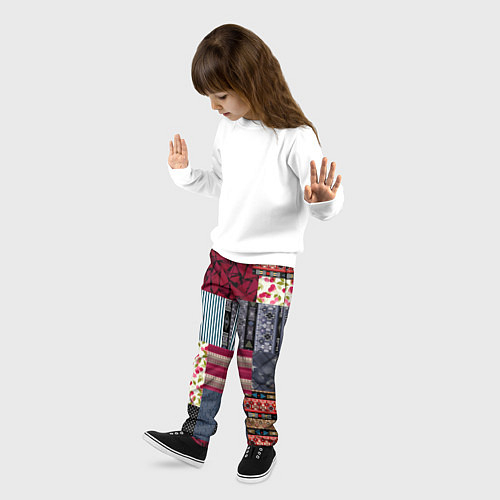 Детские брюки с текстурами