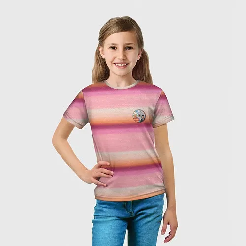 Детские 3D-футболки с текстурами