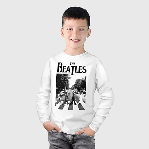 Детские хлопковые лонгсливы The Beatles