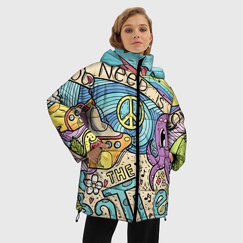 Женские куртки с капюшоном The Beatles