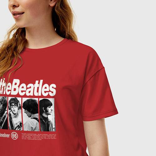 Женские футболки оверсайз The Beatles