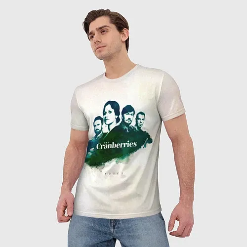 Мужские 3D-футболки The Cranberries