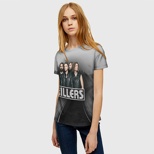 Женские 3D-футболки The Killers
