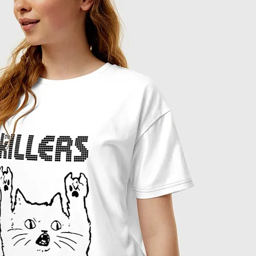 Женские хлопковые футболки The Killers